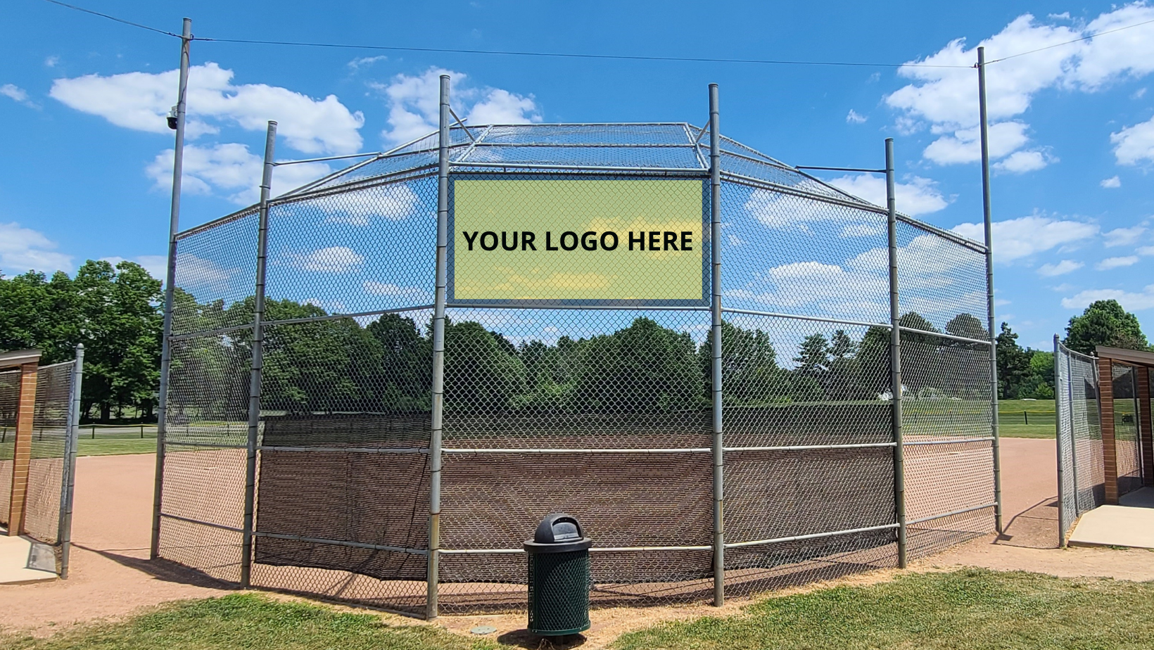 Backstop banner