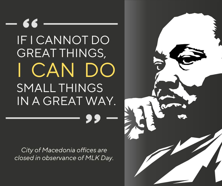 City offices closed for MLK Day