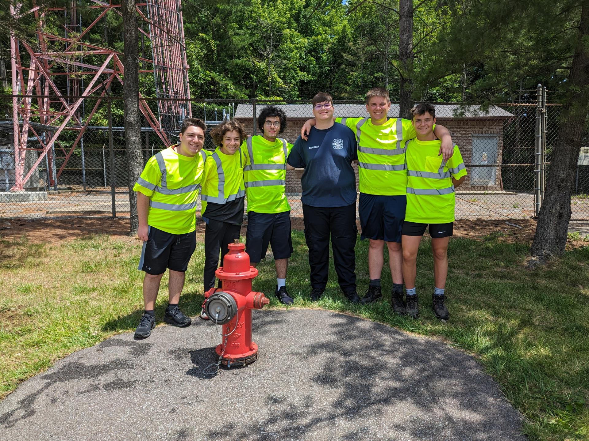 hydrant painting crew